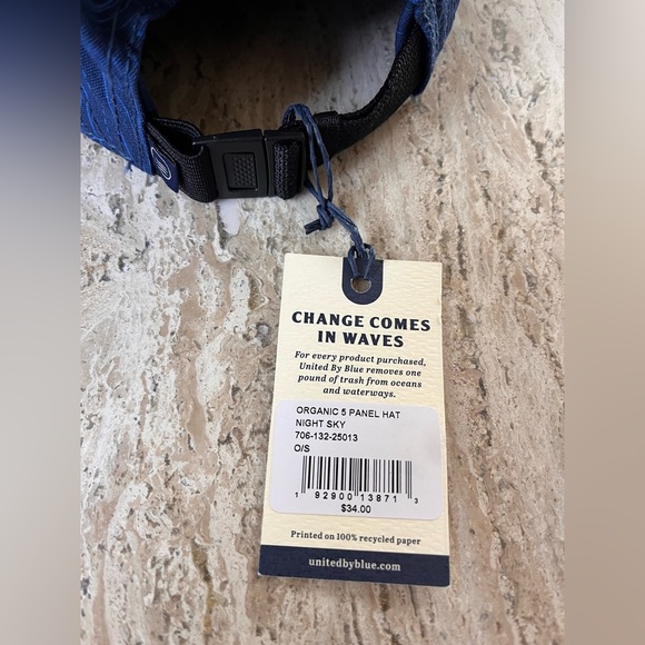 United By Blue Organic 5-Panel Hat - Night Sky Design - NWT - Picture 7 of 8